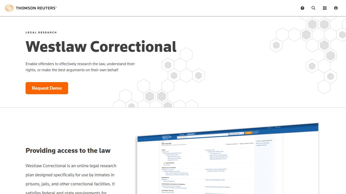 Westlaw Correctional | Thomson Reuters