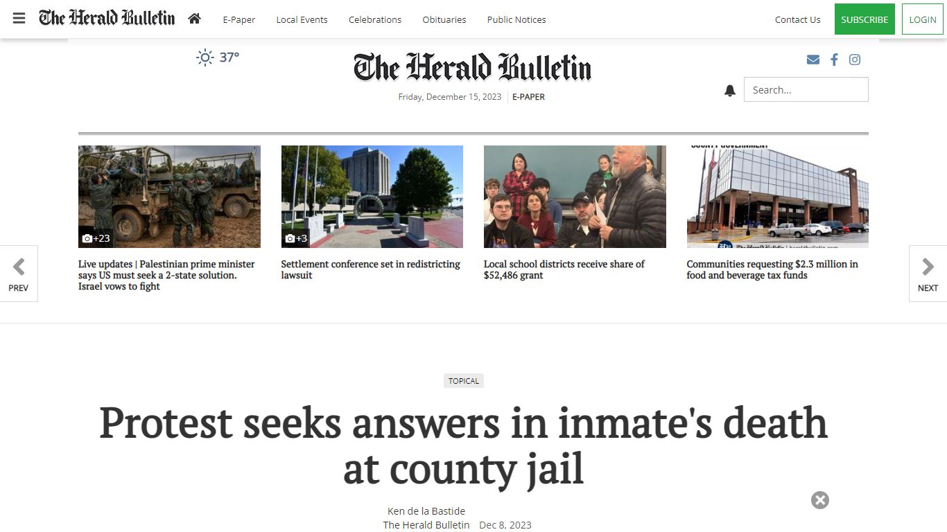 Protest seeks answers in inmate's death at county jail